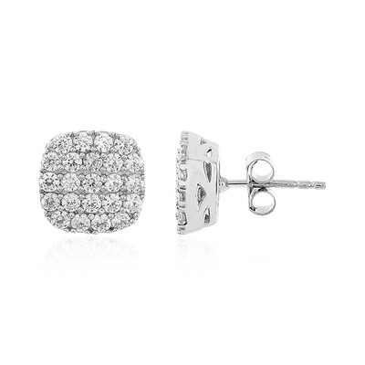 Zircon Silver Earrings