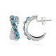 Sleeping Beauty Turquoise Silver Earrings (Desert Chic)