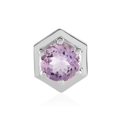 Rose de France Amethyst Silver Pendant