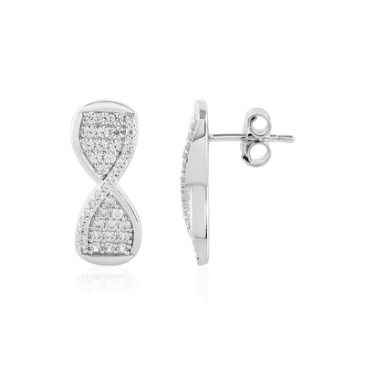 Zircon Silver Earrings