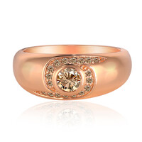 14K VS1 Argyle Rose De France Diamond Gold Ring