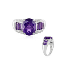 Siberian Amethyst Silver Ring