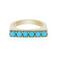 Sleeping Beauty Turquoise Silver Ring