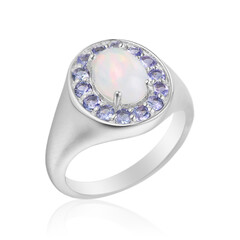 Welo Opal Silver Ring