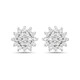 I3 (J) Diamond Silver Earrings