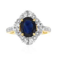 9K Kanchanaburi Sapphire Gold Ring