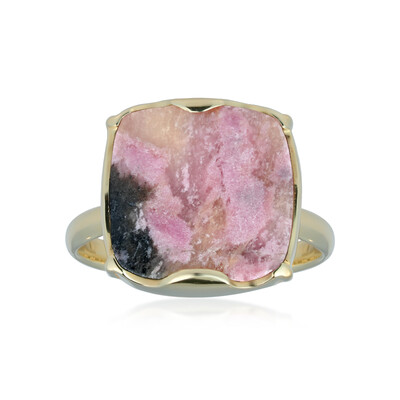 Sulavesi Rhodonite Silver Ring (Bali Barong)