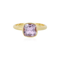 Rose de France Amethyst Silver Ring