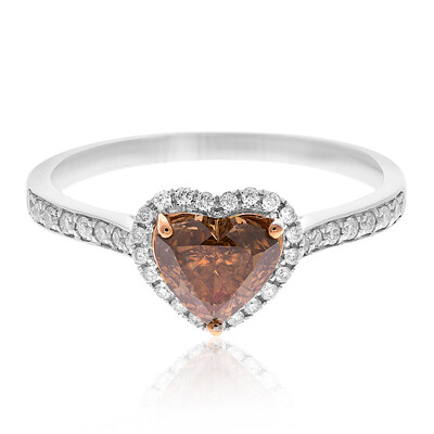 18K SI2 Brown Diamond Gold Ring (CIRARI)