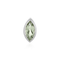 Green Amethyst Silver Pendant