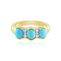 Sleeping Beauty Turquoise Silver Ring