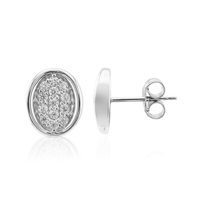 Zircon Silver Earrings