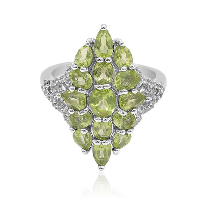 Peridot Silver Ring