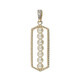 9K White Freshwater Pearl Gold Pendant