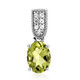 Ouro Verde Quartz Silver Pendant