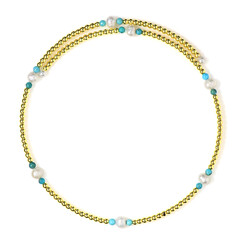 Turquoise Steel Choker (Riya)