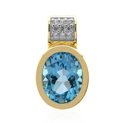 9K Marambaia Topaz Gold Pendant