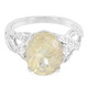 Rutile Quartz Silver Ring