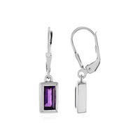 Moroccan Amethyst Silver Earrings