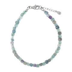 Fluorite Silver Bracelet