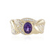 14K Unheated Ceylon Purple Sapphire Gold Ring (de Melo)