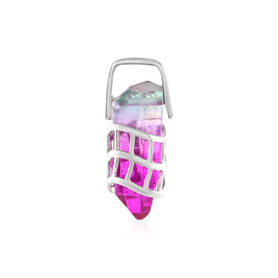 Bi Colour Quartz Silver Pendant (MONOSONO COLLECTION)