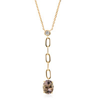 14K Unheated Tanzanite Gold Necklace (CIRARI)