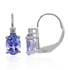 10K AAA Tanzanite Gold Earrings