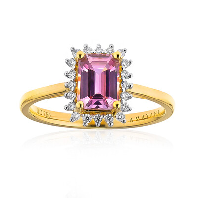 18K Pink Diaspore Gold Ring (AMAYANI)