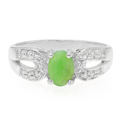 Imperial Chrysoprase Silver Ring