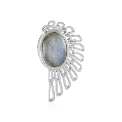 Labradorite Silver Pendant (MONOSONO COLLECTION)