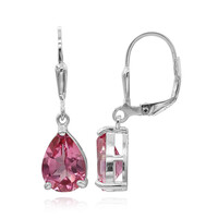 Flamingo Mystic Topaz Silver Earrings