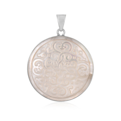 Mother of Pearl Silver Pendant (Bali Barong)