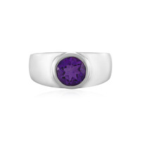 Moroccan Amethyst Silver Ring