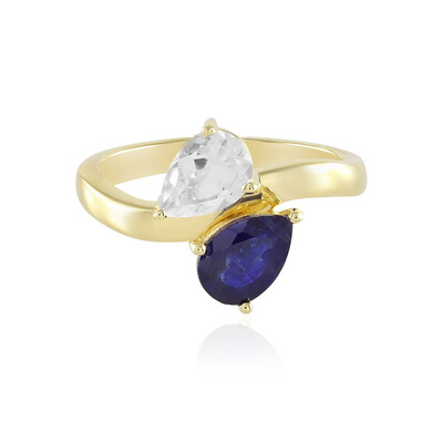 Madagascar Blue Sapphire Silver Ring