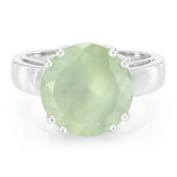 Prehnite Silver Ring