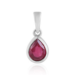 Madagascar Ruby Silver Pendant