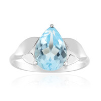 Sky Blue Topaz Silver Ring