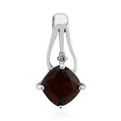 Mozambique Garnet Silver Pendant