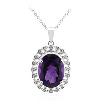 Moroccan Amethyst Silver Necklace