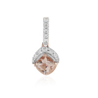 9K Morganite Gold Pendant