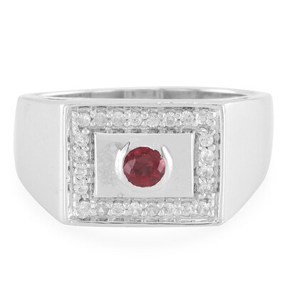 Malawi Ruby Silver Ring