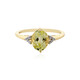 9K Canary Kunzite Gold Ring