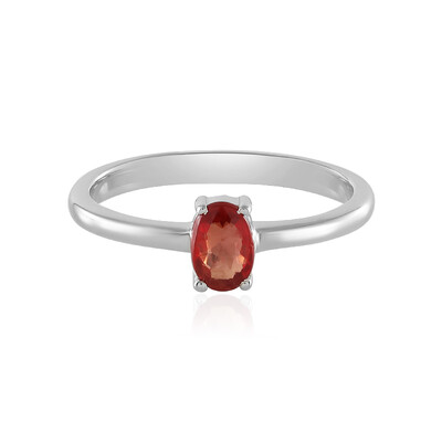 Tanzanian Ruby Silver Ring