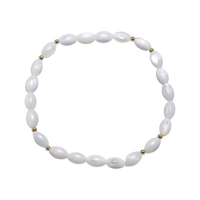 Mother of Pearl Silver Bracelet