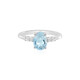 Sky Blue Topaz Silver Ring