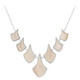 Mother of Pearl Silver Necklace