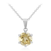 Citrine Silver Necklace