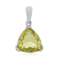 Ouro Verde Quartz Silver Pendant