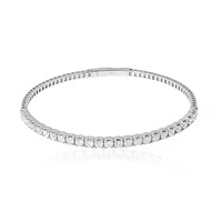 14K SI1 (H) Diamond Gold Bangle (CIRARI)